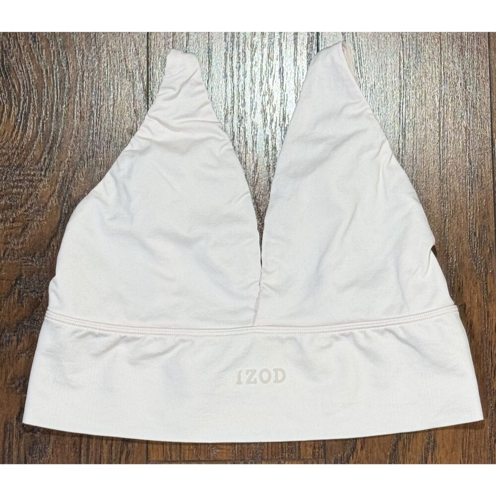NEW Izod Size m Womens Bralette Pink Adjustable Bralette Supportive Band
